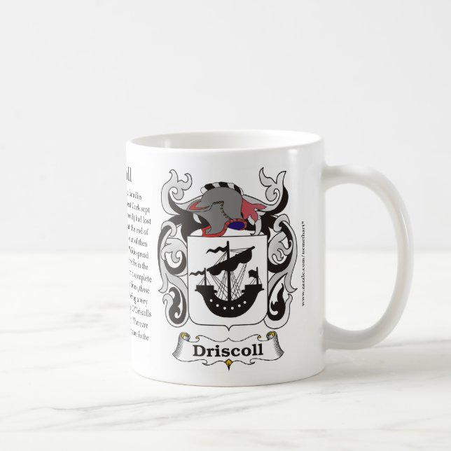 Driscoll Family Coat of Arms Mug (Right)