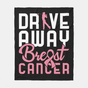 Drive Away Breast Cancer Fleece Blanket