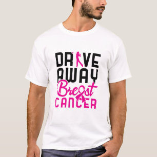 Drive Away Breast Cancer Golfing Golf Golfer T-Shirt