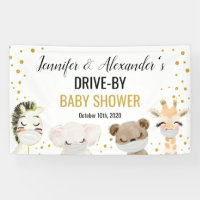 Drive-by Baby Shower Banner