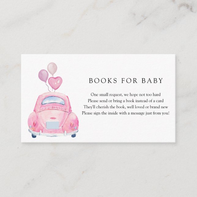 Drive By Baby Shower Enclosure Card (Front)