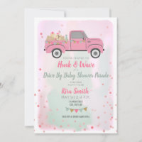 Drive By Baby Shower Parade Social Distancing Girl