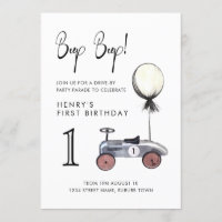 Drive by Birthday Parade Socially Distant Car 1st