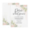 Drive By Bridal Shower Invitation Greenery & Gold