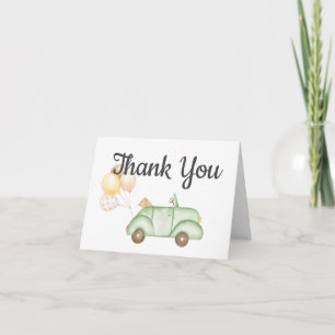 Drive By Car Thank You Card