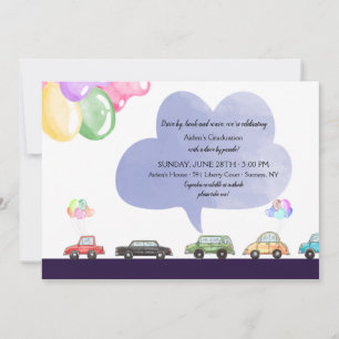Drive By Celebration Invitation