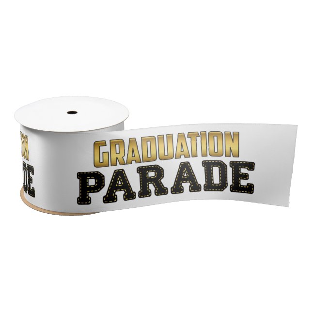 Drive By Graduation Parade Satin Ribbon (Spool)