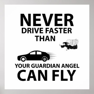 Drive carefully poster