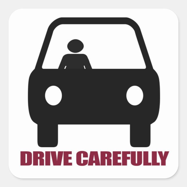 Drive Carefully Stickers (Front)