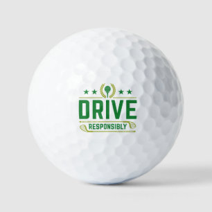 Drive Responsibly Golf Balls