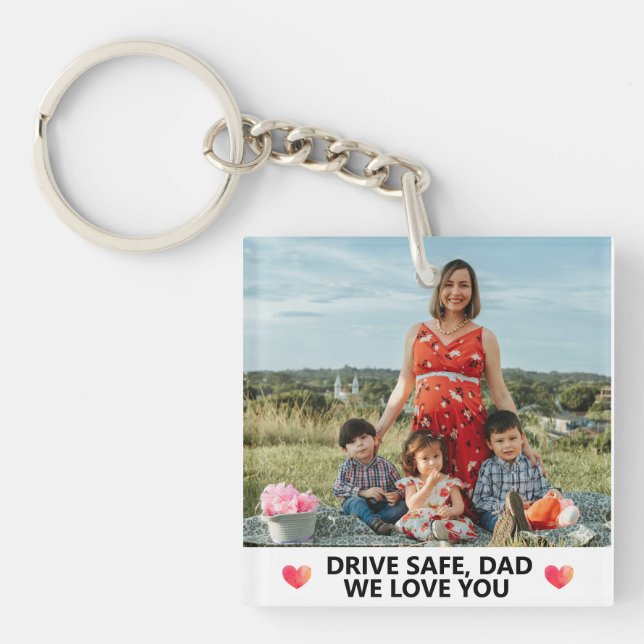 Drive Safe Dad Key Ring (Front)
