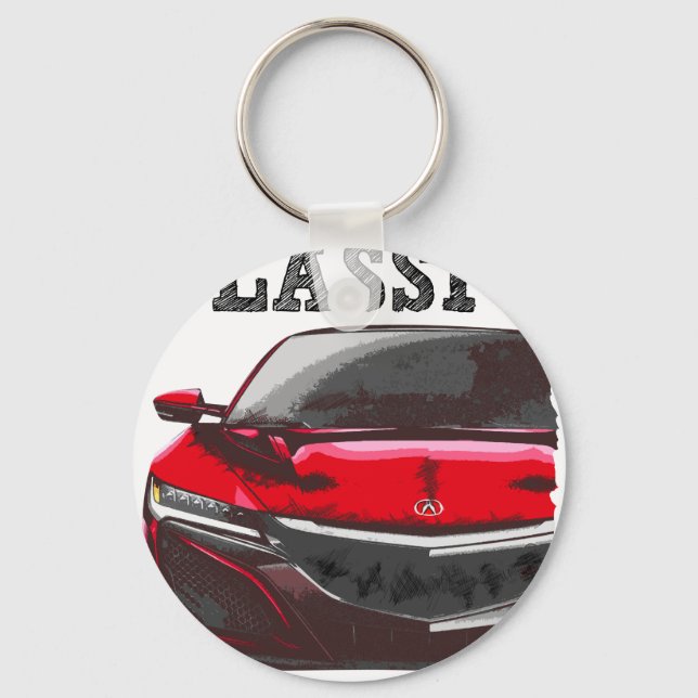 drive the classic-acura nsx key ring (Front)