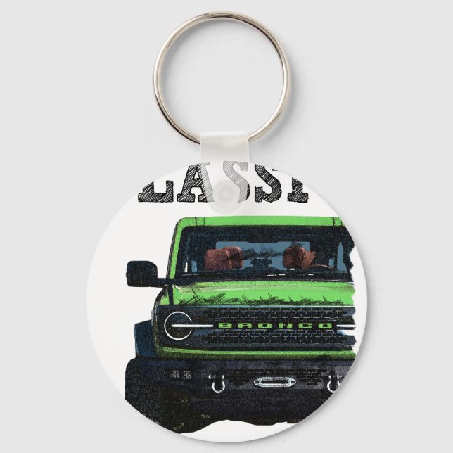 drive the classic-ford bronco key ring (Front)