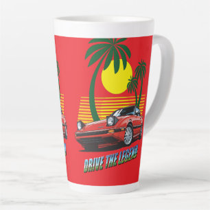 'Drive the Legend' v02 Latte Mug