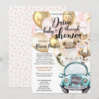 Drive Through Baby Shower | Masked Safari Friends