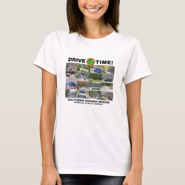 DRIVE TIME Black Type T-Shirt (Front)