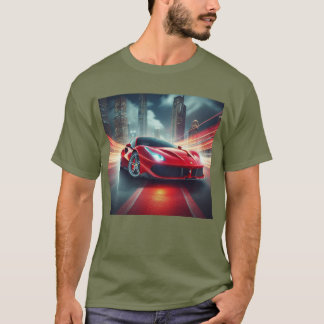 Driven by Speed: Car Lover's Graphic Tee l Rider