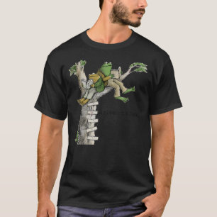 Driven To Read Frog Toad Library Reading T-Shirt