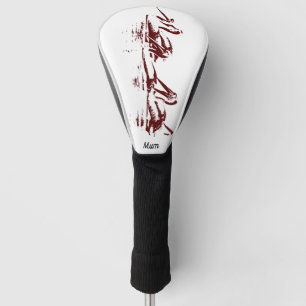 Driver Cover, White Golf Head Cover