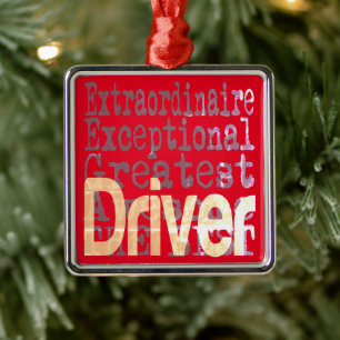 Driver Extraordinaire Metal Ornament