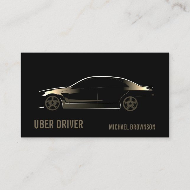 Driver Mobile online Business Card (Front)