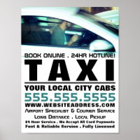 Driver, Taxi Cab Firm Advertising