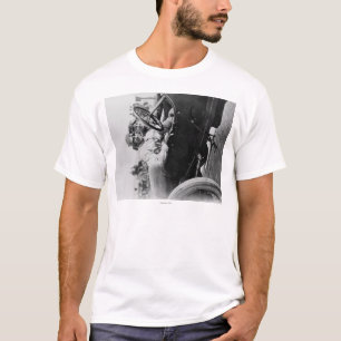 Drivers in a Mercer for the Astor Cup Photograph T-Shirt