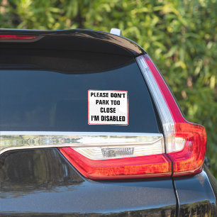 Driver's Side Car Window Vinyl Sticker