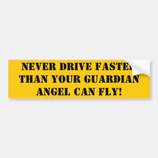 Driving Fast Bumper Sticker