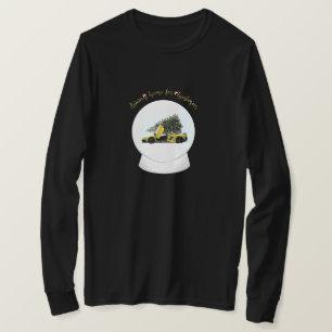 driving home for Christmas snow globe T-Shirt