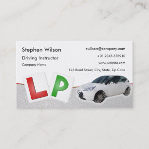 Driving Instructor Business Card