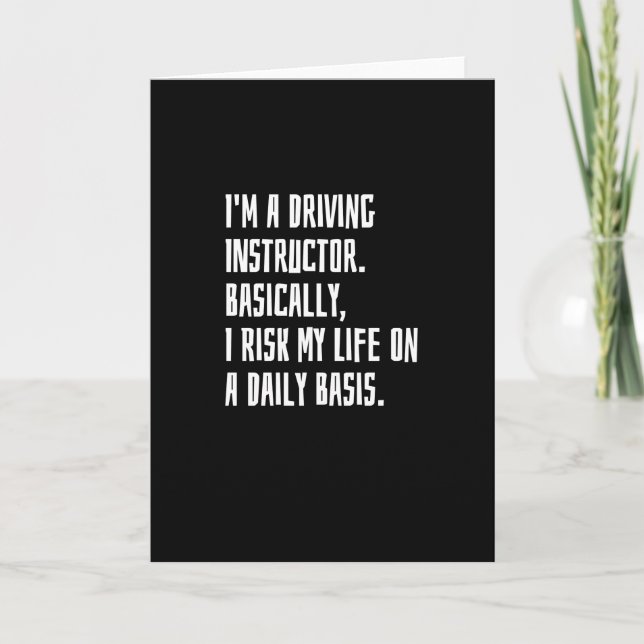 Driving Instructor Card (Front)