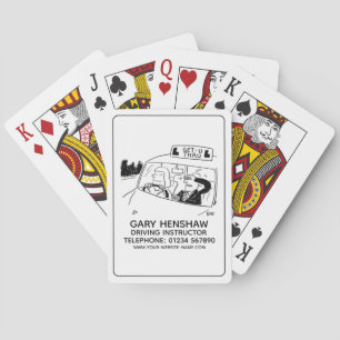 Driving Instructor Playing Cards