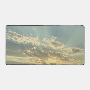 Driving Into the Light Desk Mat