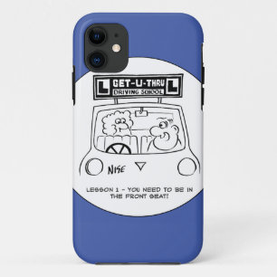 Driving Lesson - Pupil in the wrong seat iPhone 11 Case