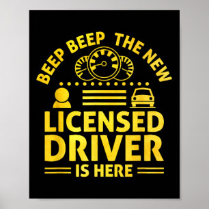 Driving License Ped New Driver Permit Driving Scho Poster