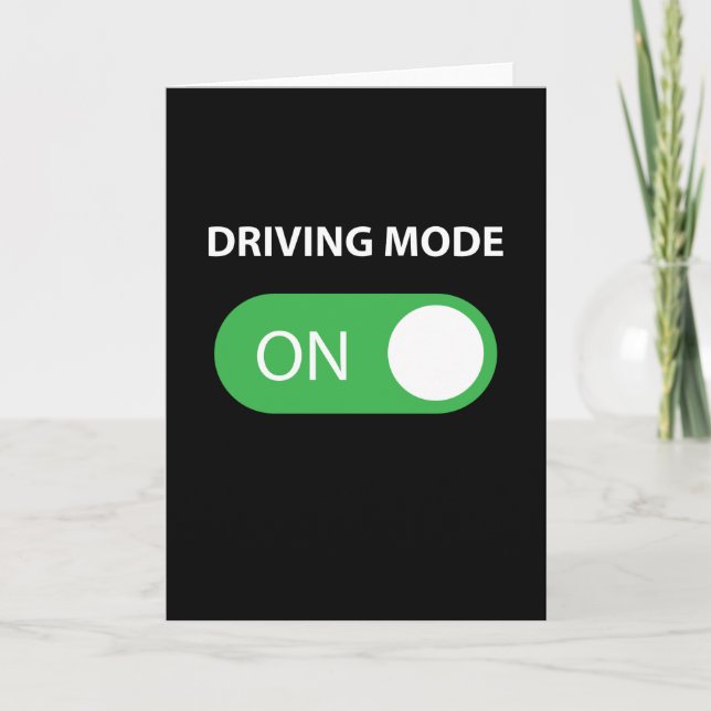 Driving Mode On 16 Year Old Driver Card (Front)