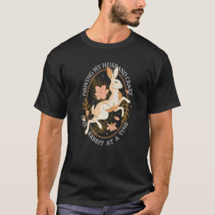 Driving My Husband Crazy One Rabbit At A Time Jump T-Shirt