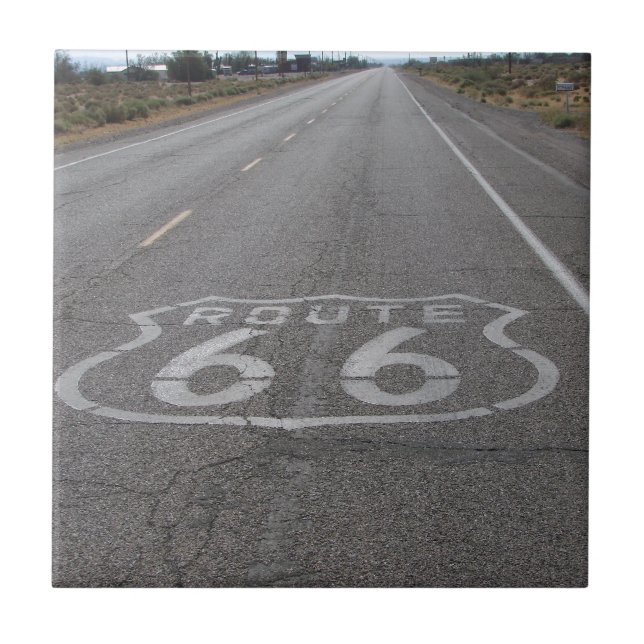 Driving Route 66 Tile (Front)