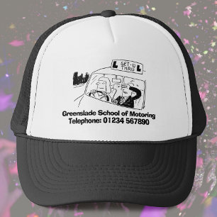 Driving School. Driving Instructor. Trucker Hat