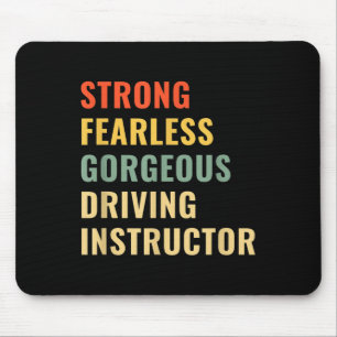 Driving School Teacher Driving Instructor  Mouse Pad