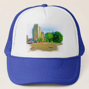 Driving Through Lincoln Avenue Trucker Hat