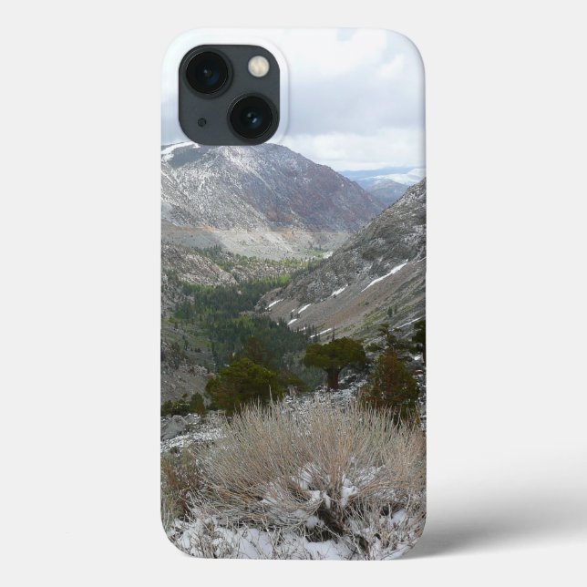 Driving Through the Snowy Sierra Nevada Mountains Case-Mate iPhone Case (Back)