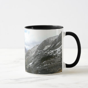 Driving Through the Snowy Sierra Nevada Mountains Mug