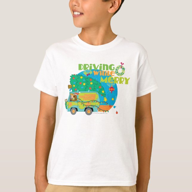 Driving While Merry 2 T-Shirt (Front)