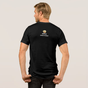 Drolii Emoji Unisex Triblend T-Shirt Soft Funny Tri-Blend Shirt