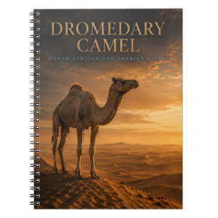 Dromedary Camel Desert Dunes ANIMALS Notebook