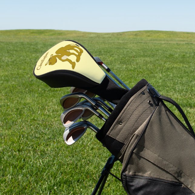Dromedary Camel Design Golf Head Cover (In Situ)