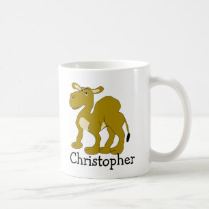 Dromedary Camel Design Personalised Coffee Mug