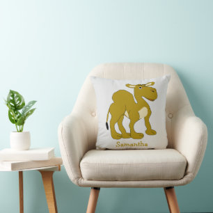 Dromedary Camel Design Personalised Cushion